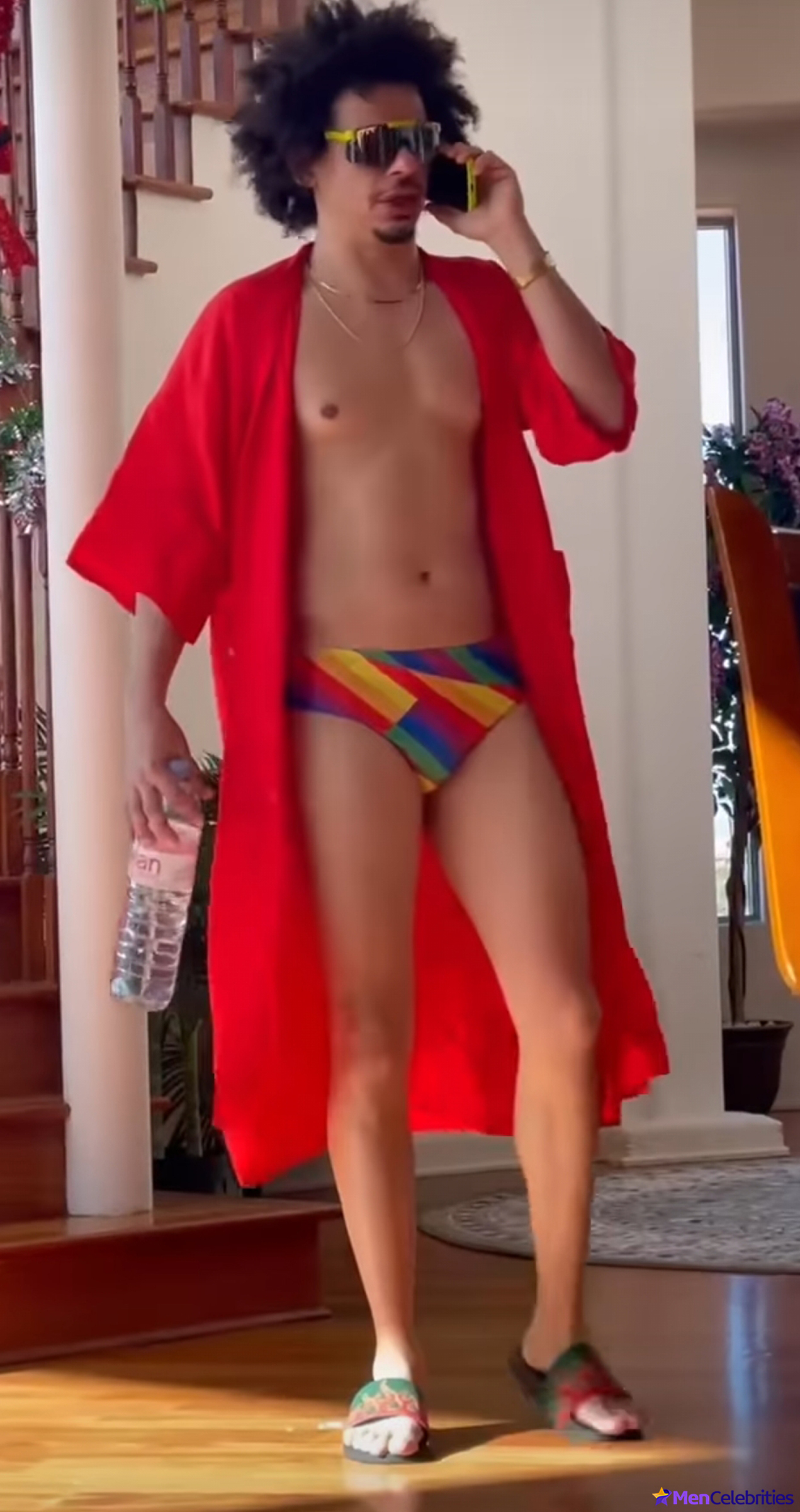 Eric Andr uncensored nude and underwear shots