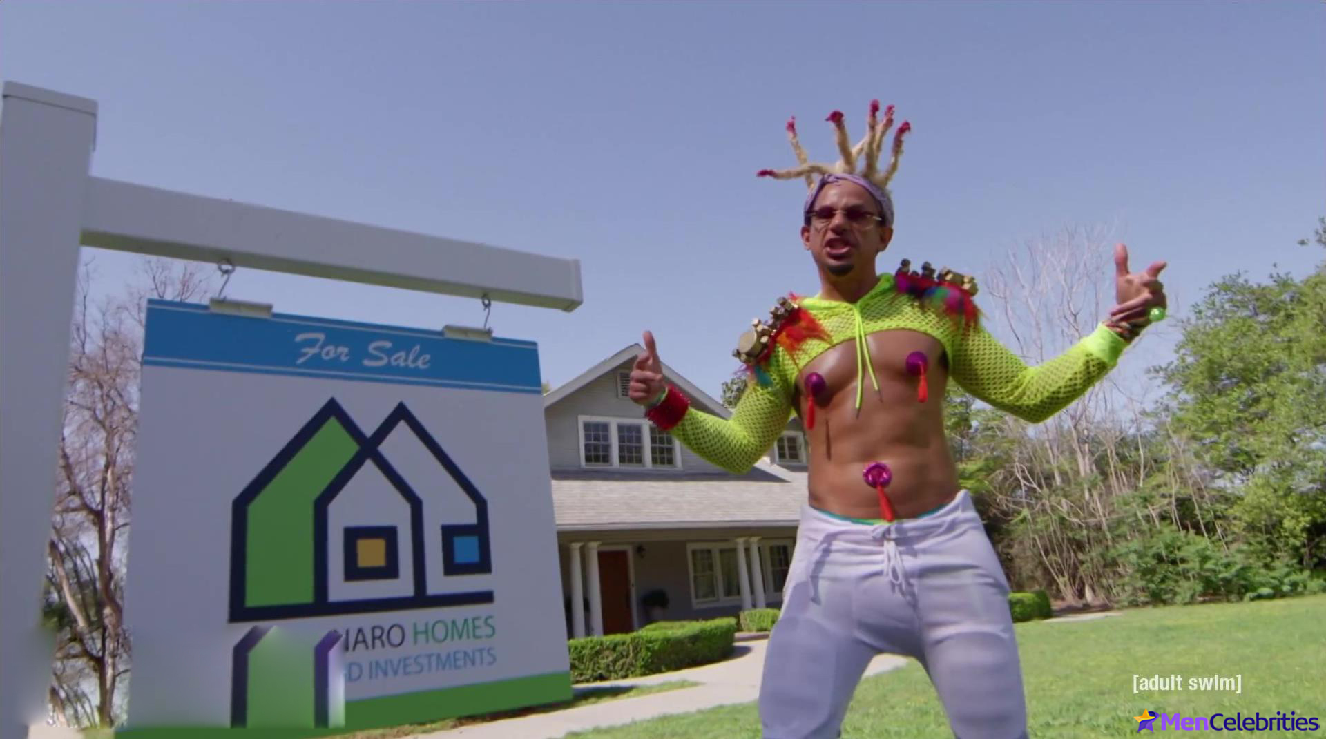 Eric Andre frontal nude and sex scenes