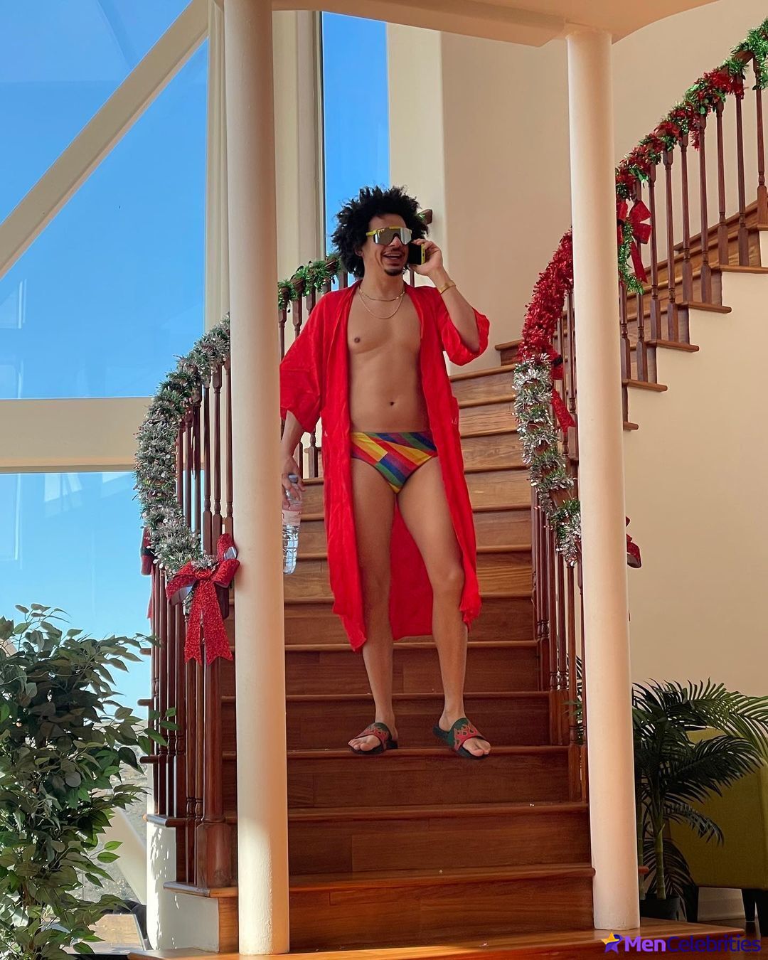 Eric Andr uncensored nude and underwear shots