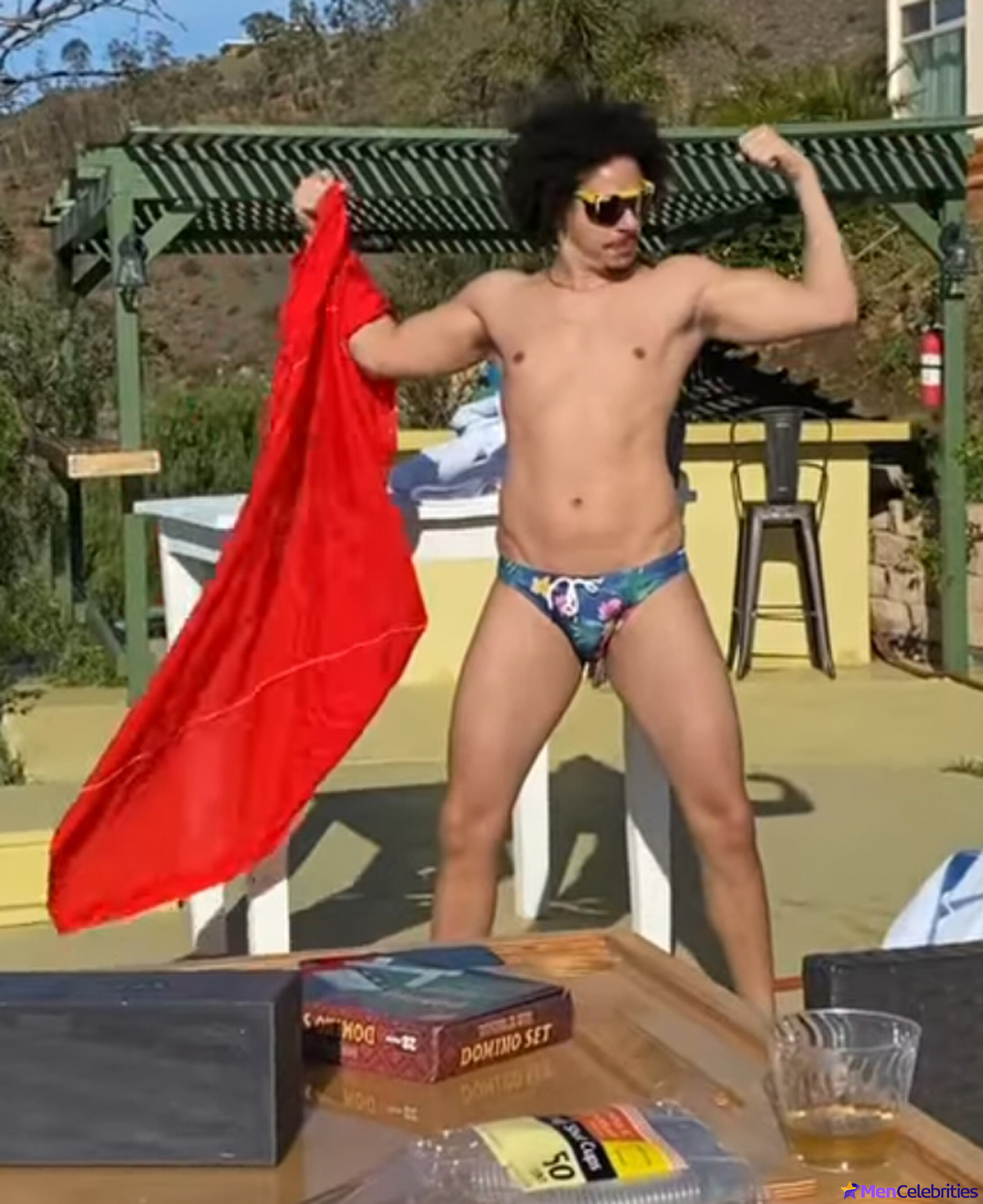 Eric Andr uncensored nude and underwear shots