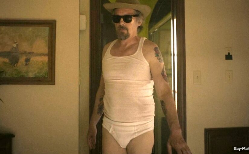 Ethan Hawke Underwear & Dick Bulge Scenes In The Lowdown