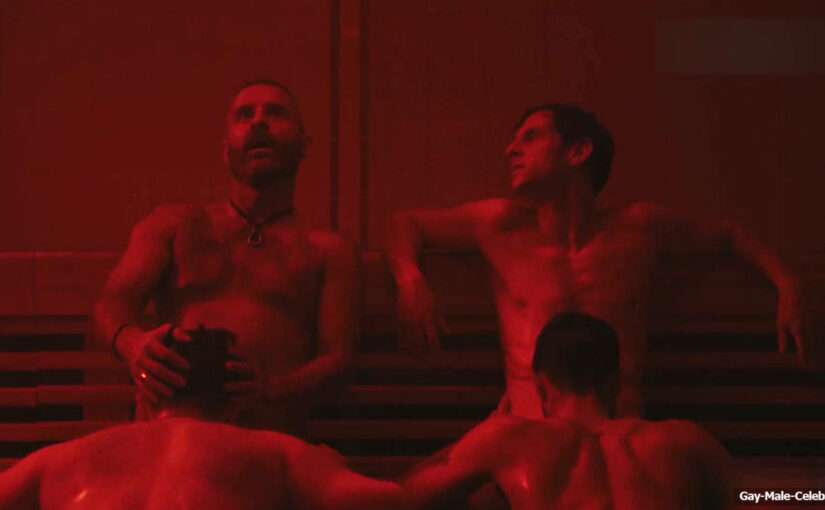 Jamie Bell and Tom Andrews Nude & Blowjob Gay Scene in Half Man