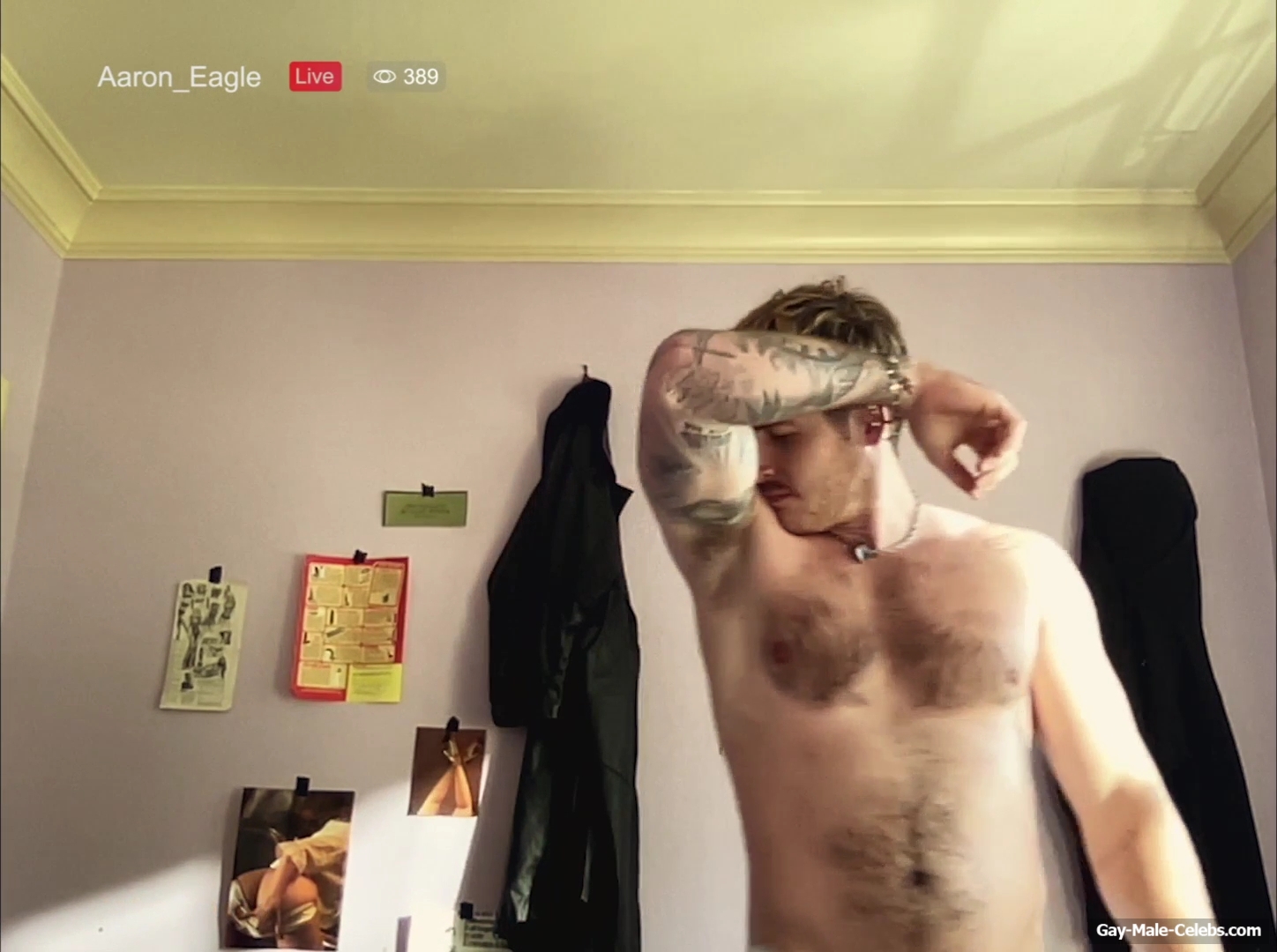 Kieron Moore Nude And Dick Bulge Scenes in Blue Film