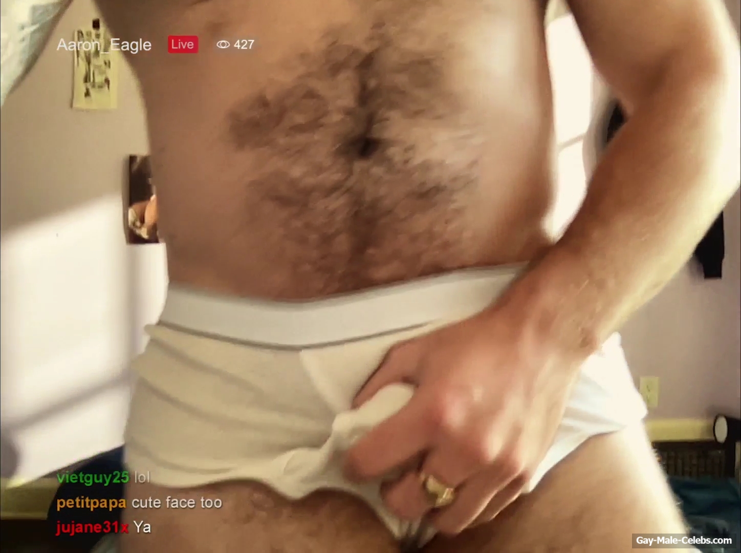 Kieron Moore cock bulge