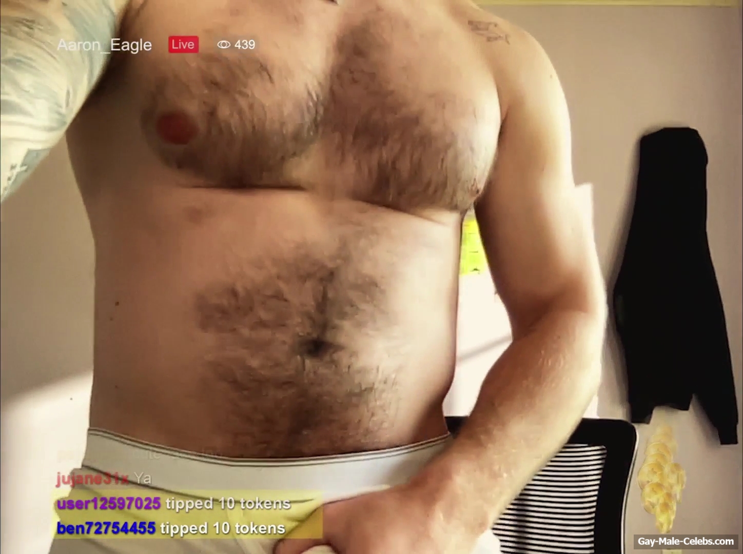 Kieron Moore Nude And Dick Bulge Scenes in Blue Film