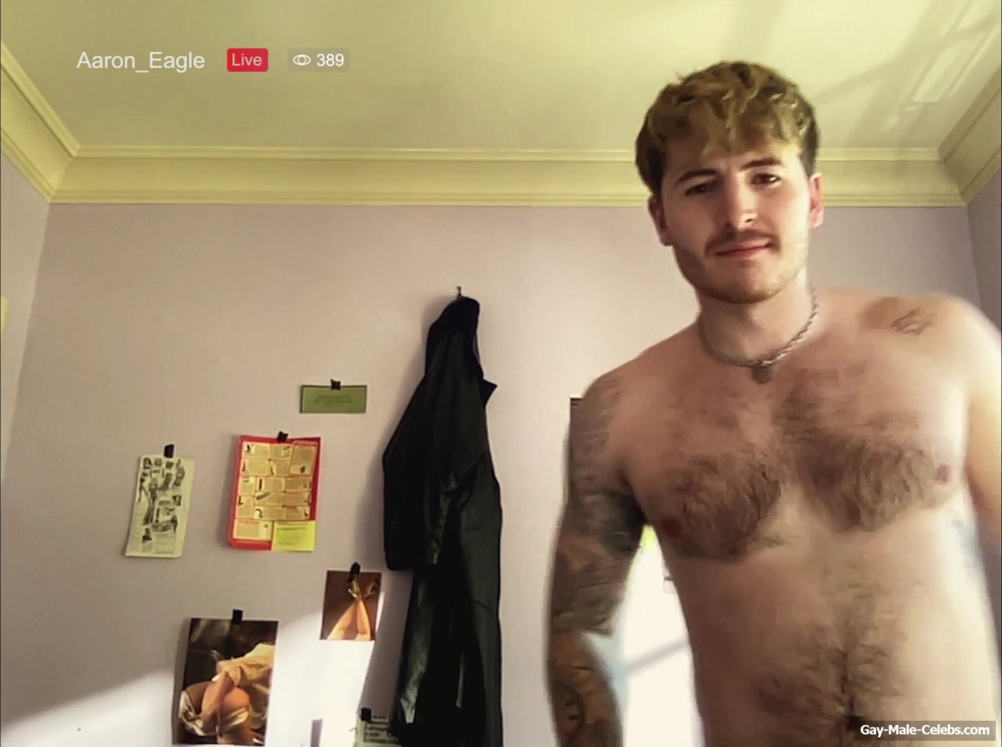 Kieron Moore Nude And Dick Bulge Scenes in Blue Film