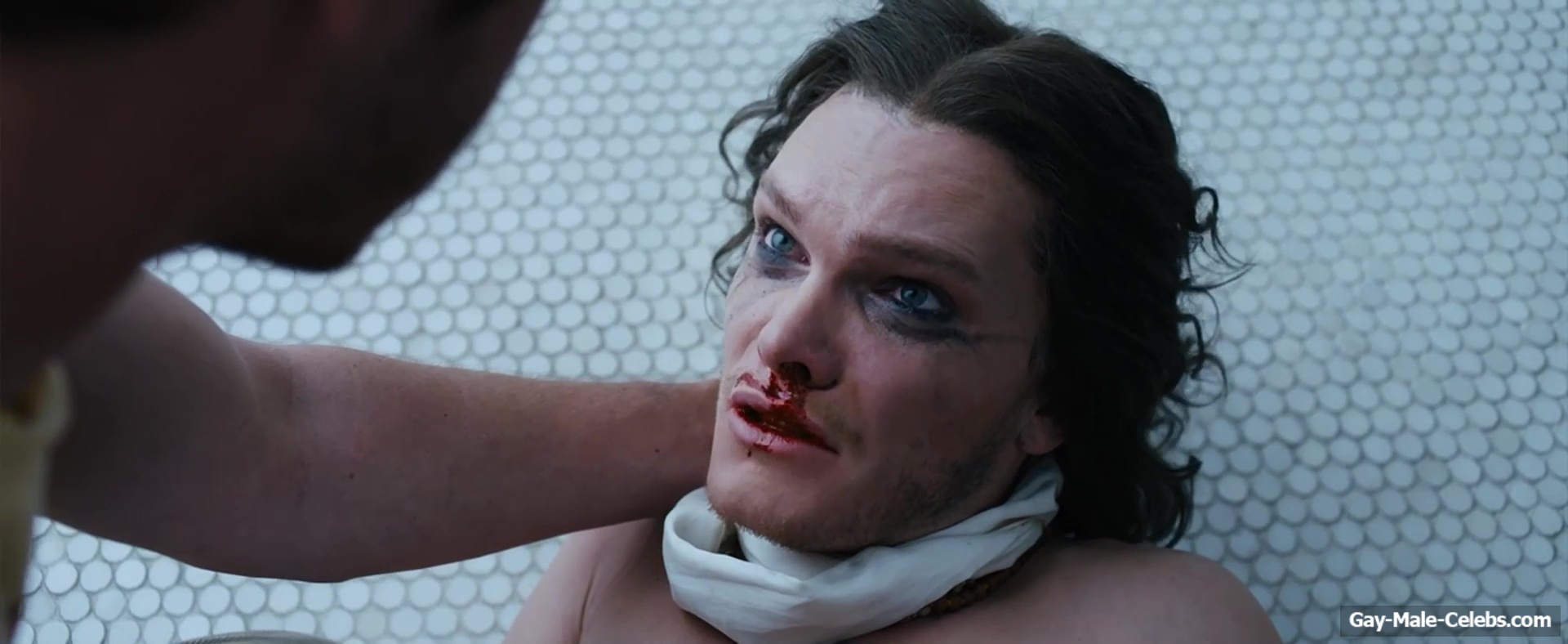 Luke Baines Nude Ass And Hairy Pubis Under The Silver Lake