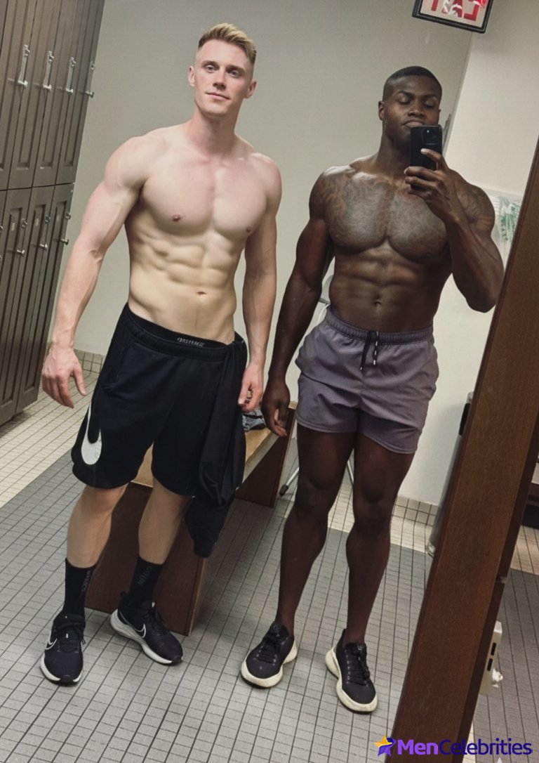 Max Parker naked and cock bulge in underwear pics