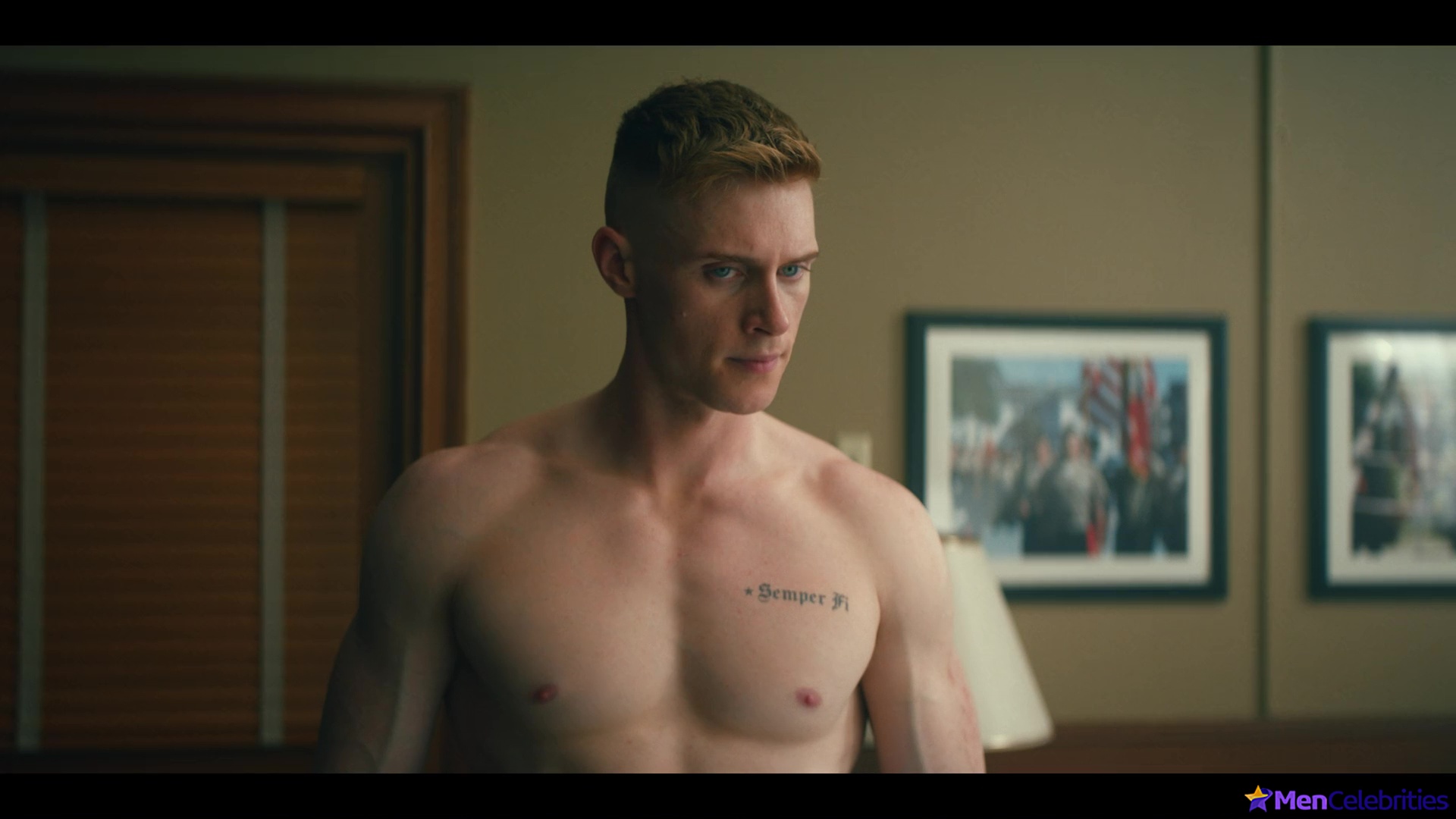Max Parker shirtless