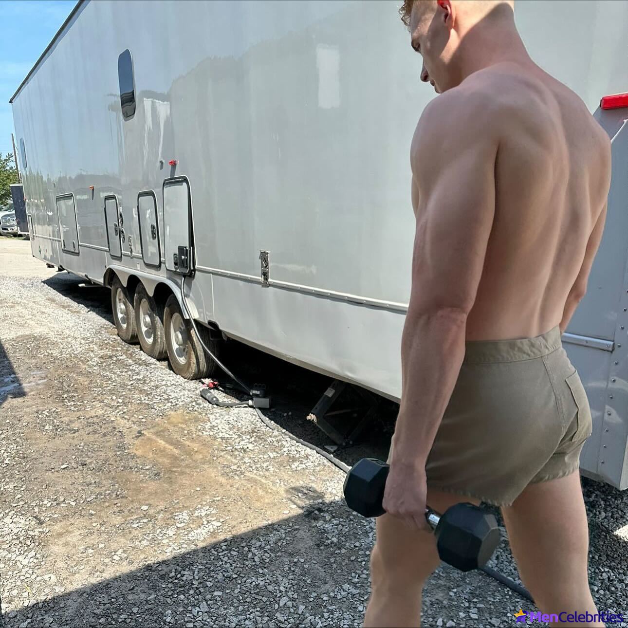 Max Parker naked and cock bulge in underwear pics