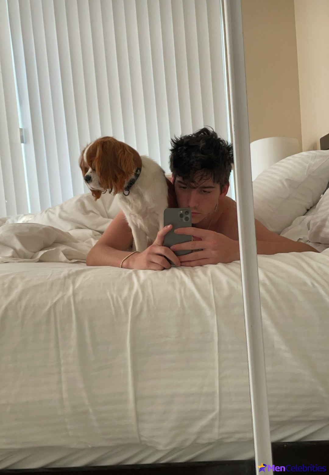 Milo Manheim shirtless and penis bulge pics