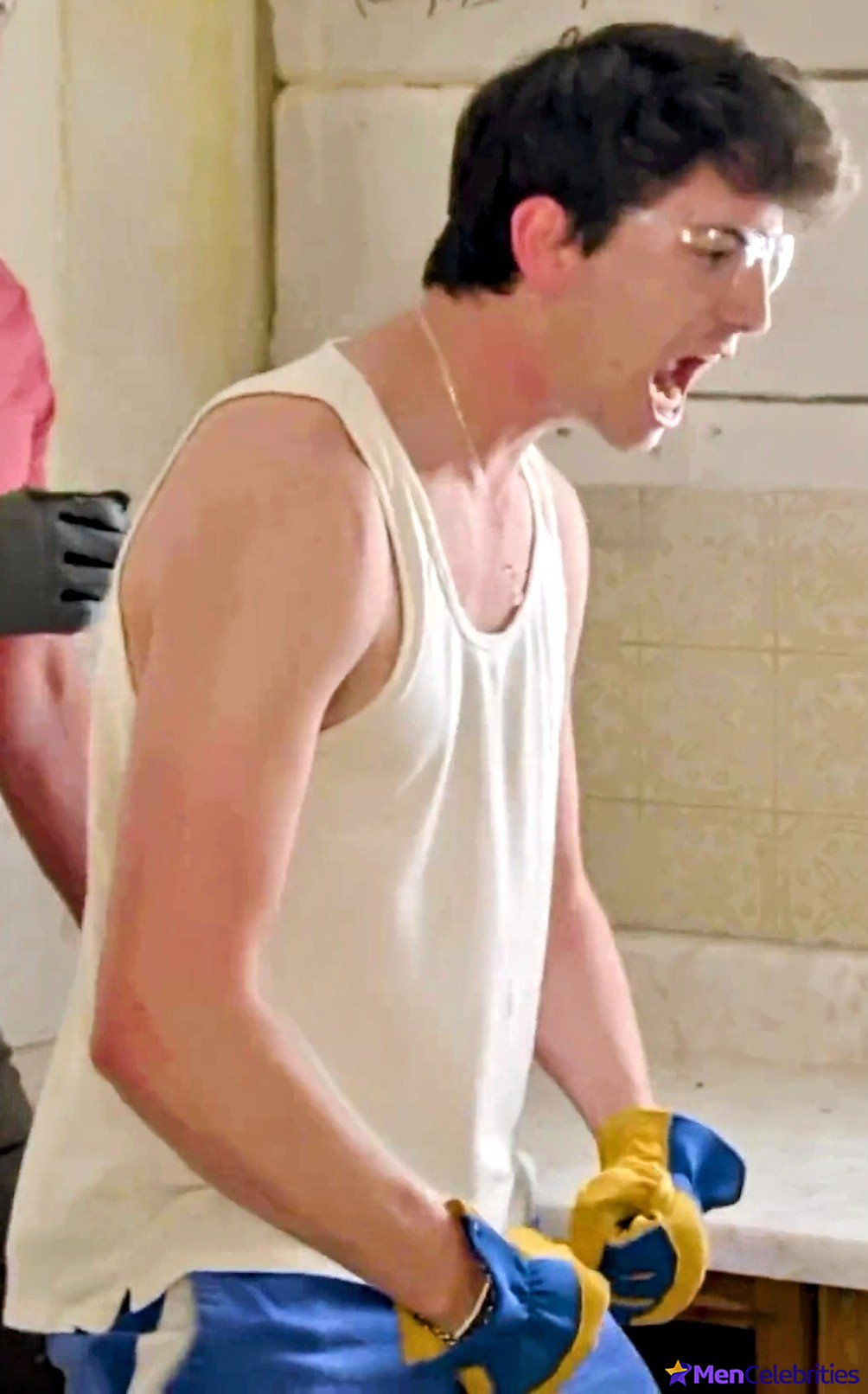 Milo Manheim shirtless and penis bulge pics
