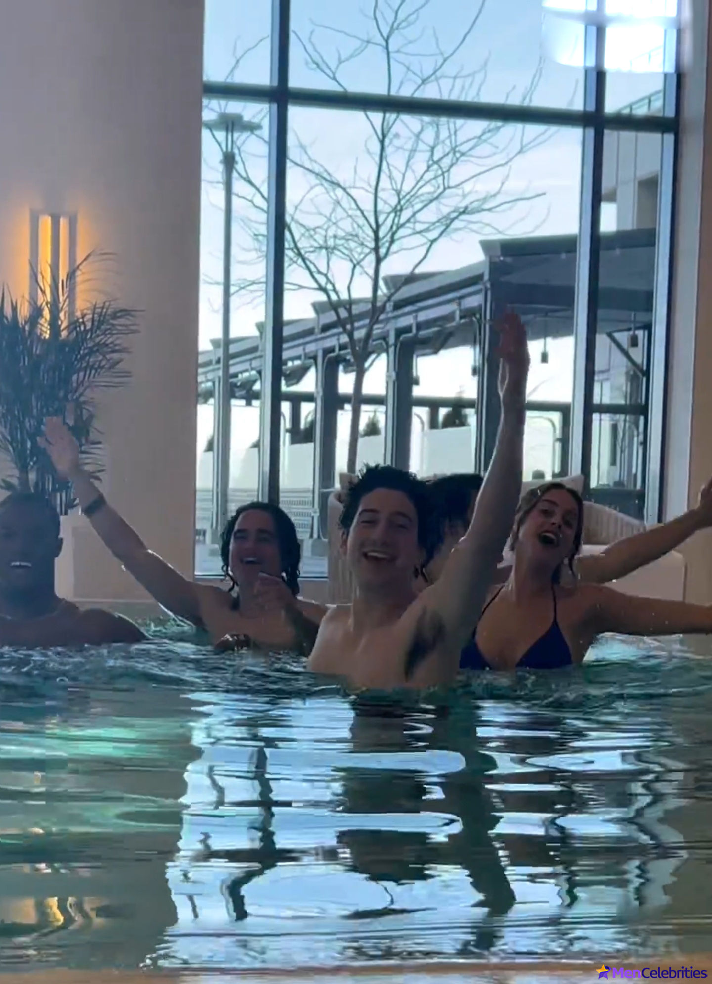 Milo Manheim shirtless and penis bulge pics