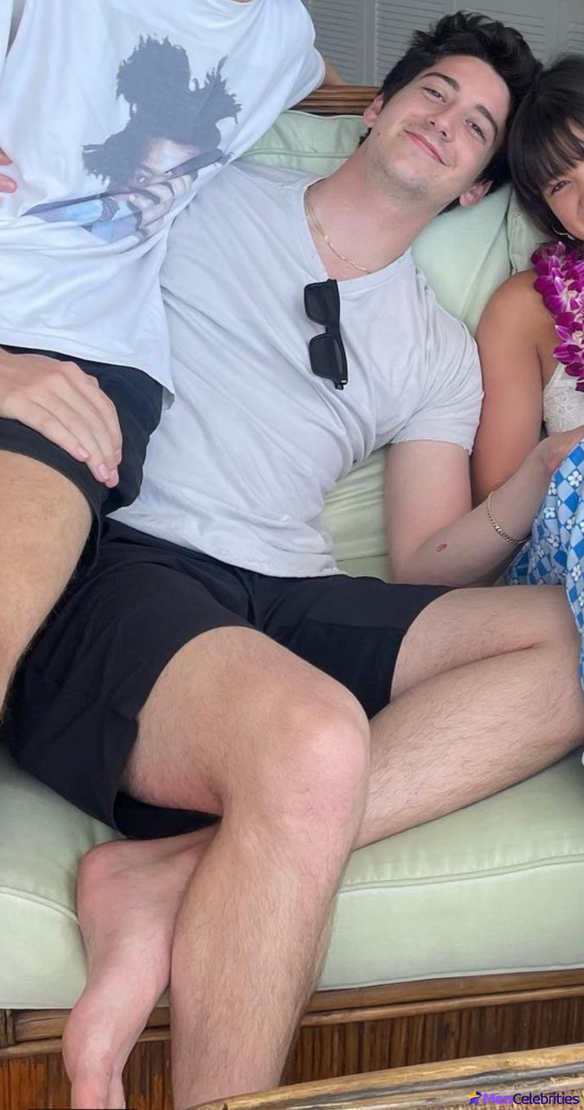 Milo Manheim shirtless and penis bulge pics