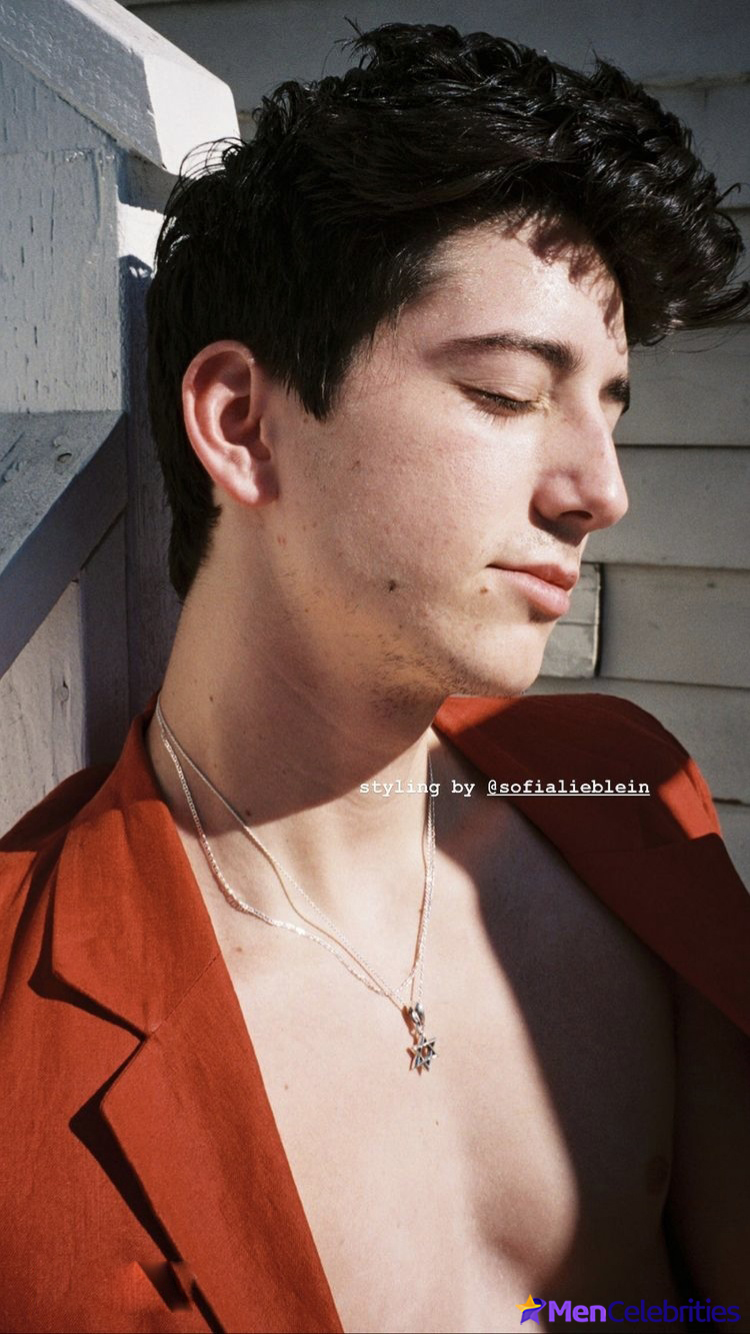 Milo Manheim shirtless and penis bulge pics