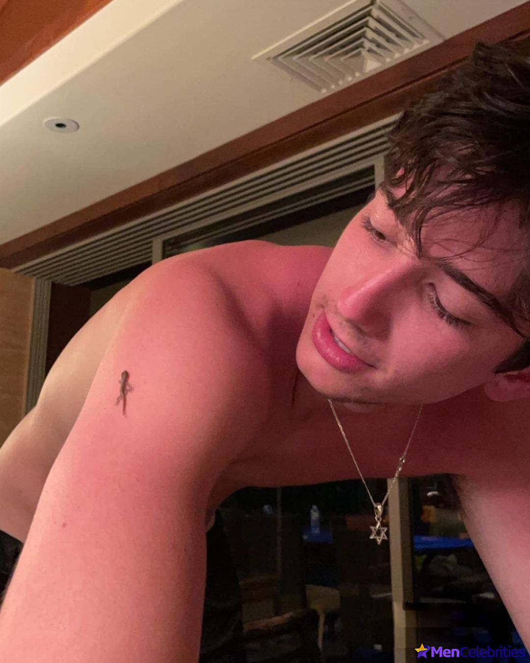 Milo Manheim shirtless and penis bulge pics