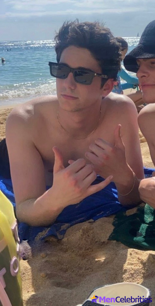Milo Manheim shirtless and penis bulge pics
