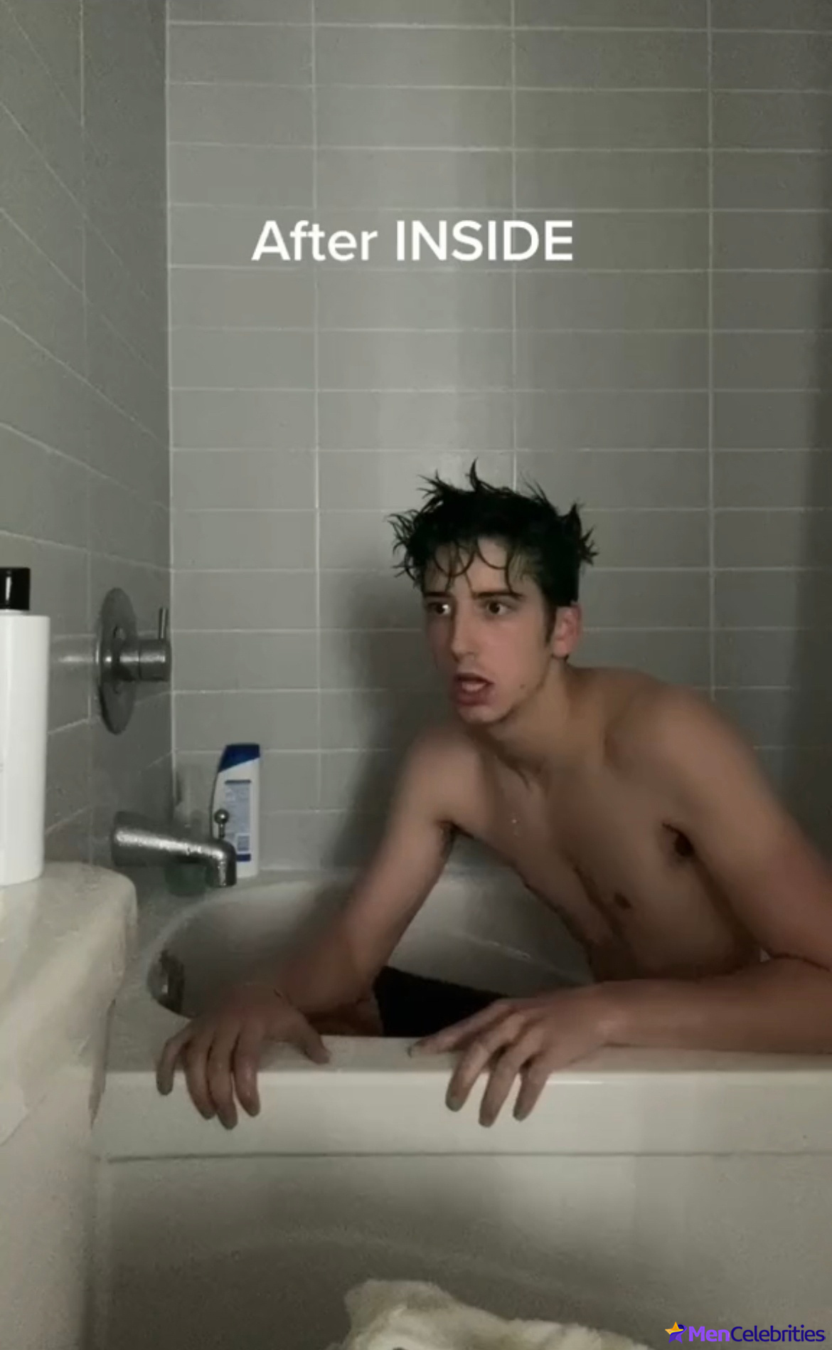 Milo Manheim shirtless and penis bulge pics