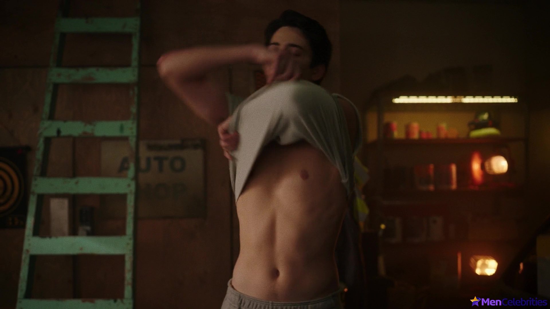 Milo Manheim nude and erotic underwear scenes