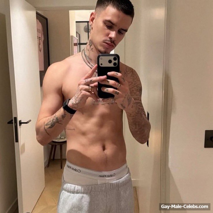 Romeo Beckham nude selfie