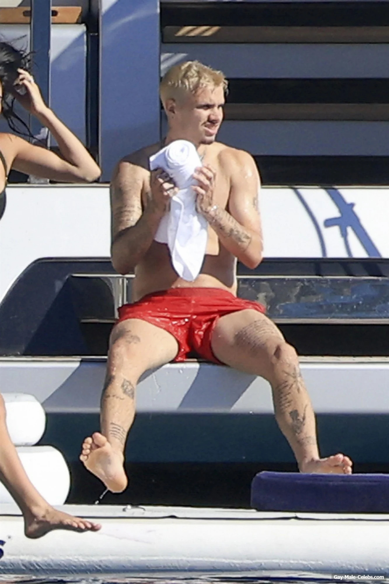 Romeo Beckham Shirtless And Sexy Underwear Photos