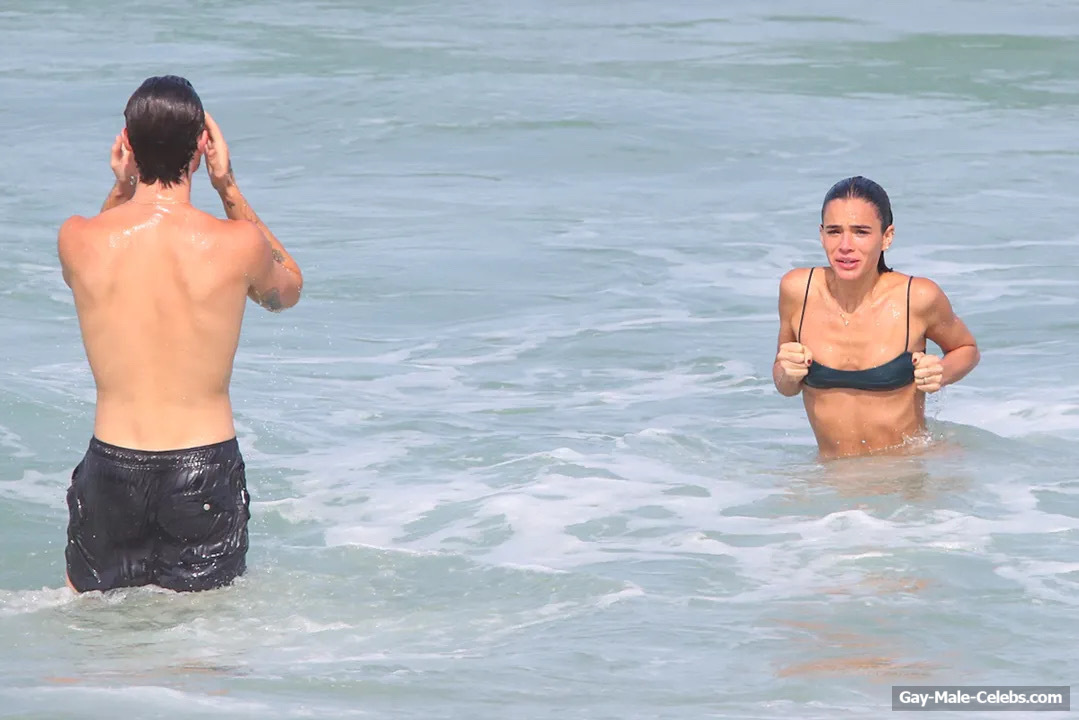 Shawn Mendes Caught Shirtless and Scratching Ones Ass On A Beach