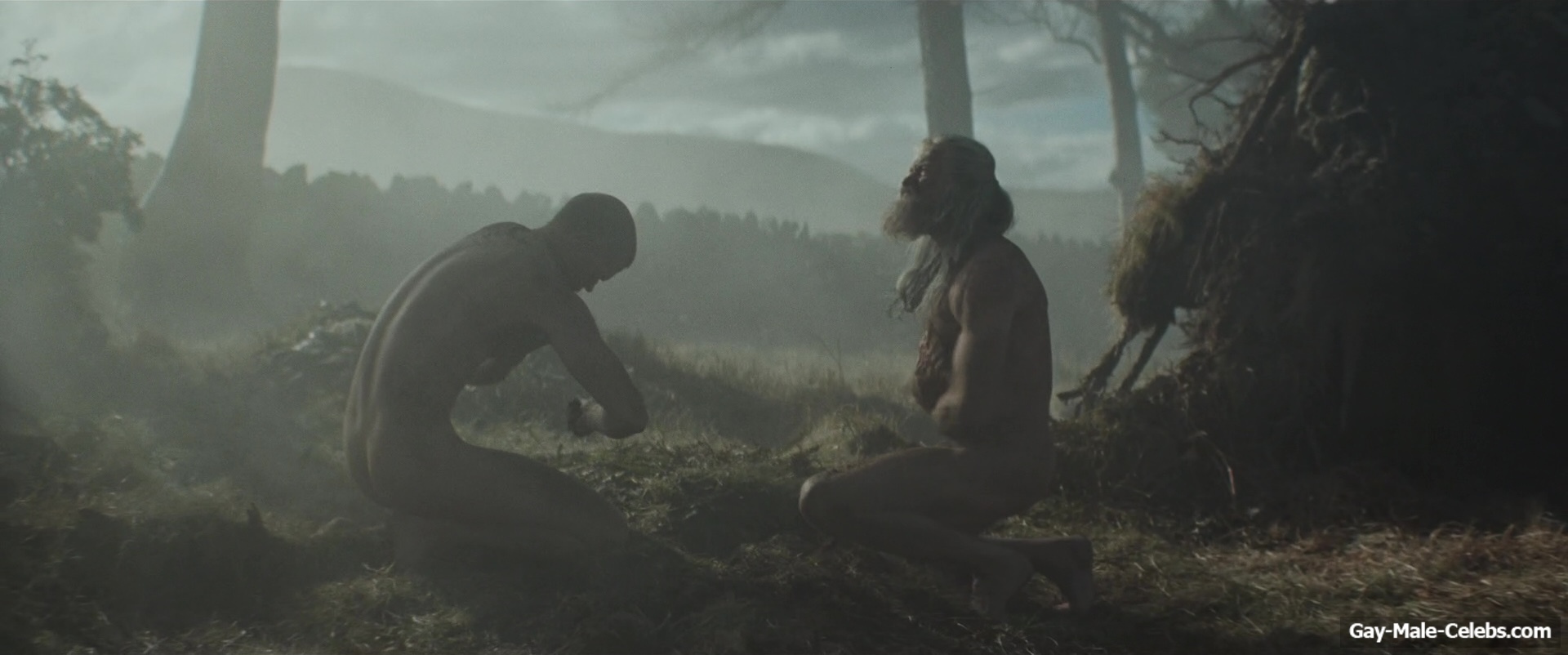Bill Skarsgard and Hugh Jackman Nude Scenes in The Death Of Robin Hood