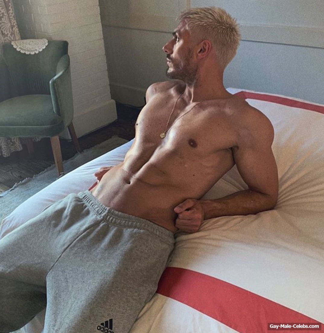 Chris Appleton shirtless and cock bulge photos