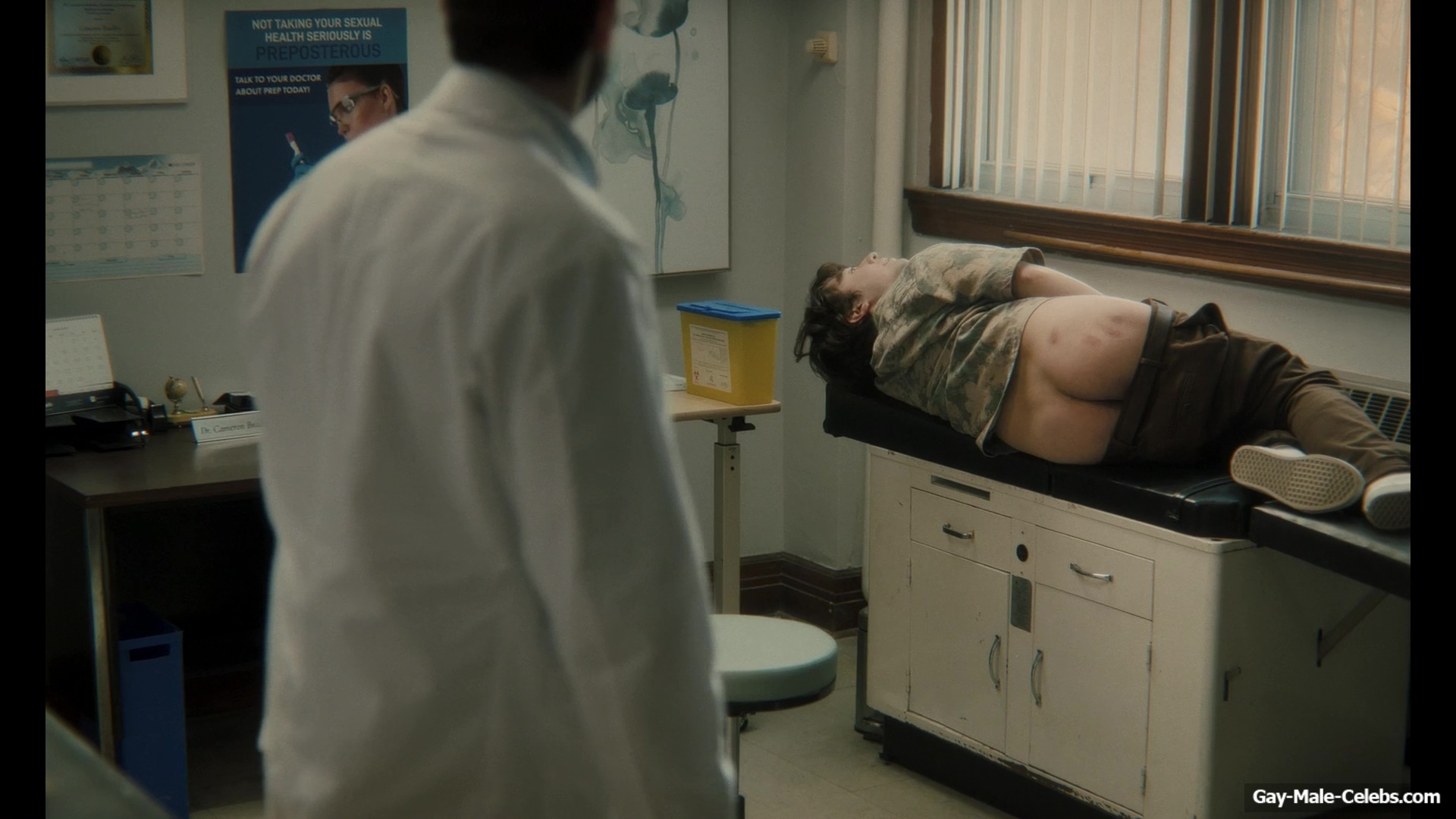 Christopher Jacot and Andy Reid Nude Ass Scenes in Testing