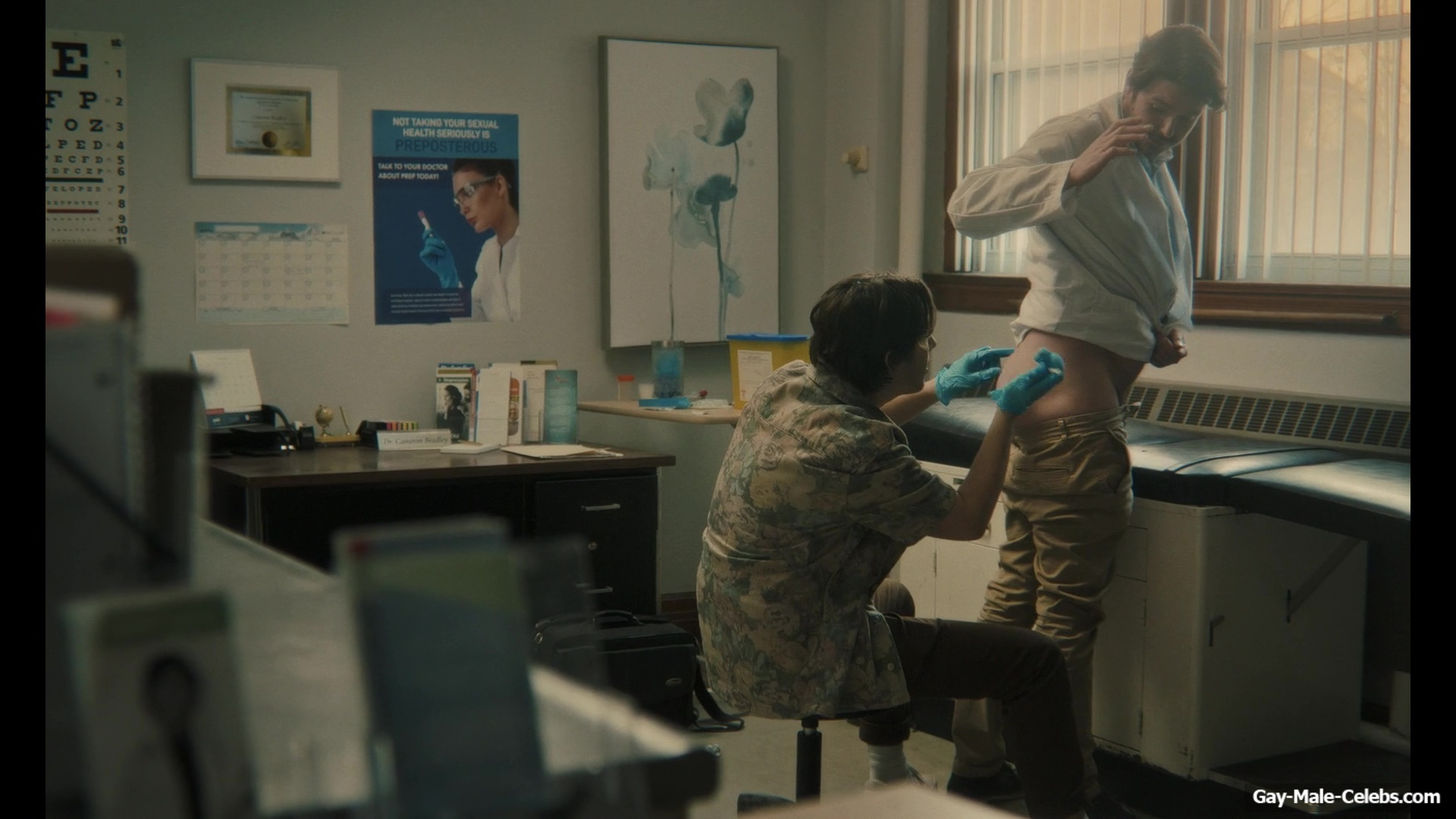 Christopher Jacot and Andy Reid Nude Ass Scenes in Testing