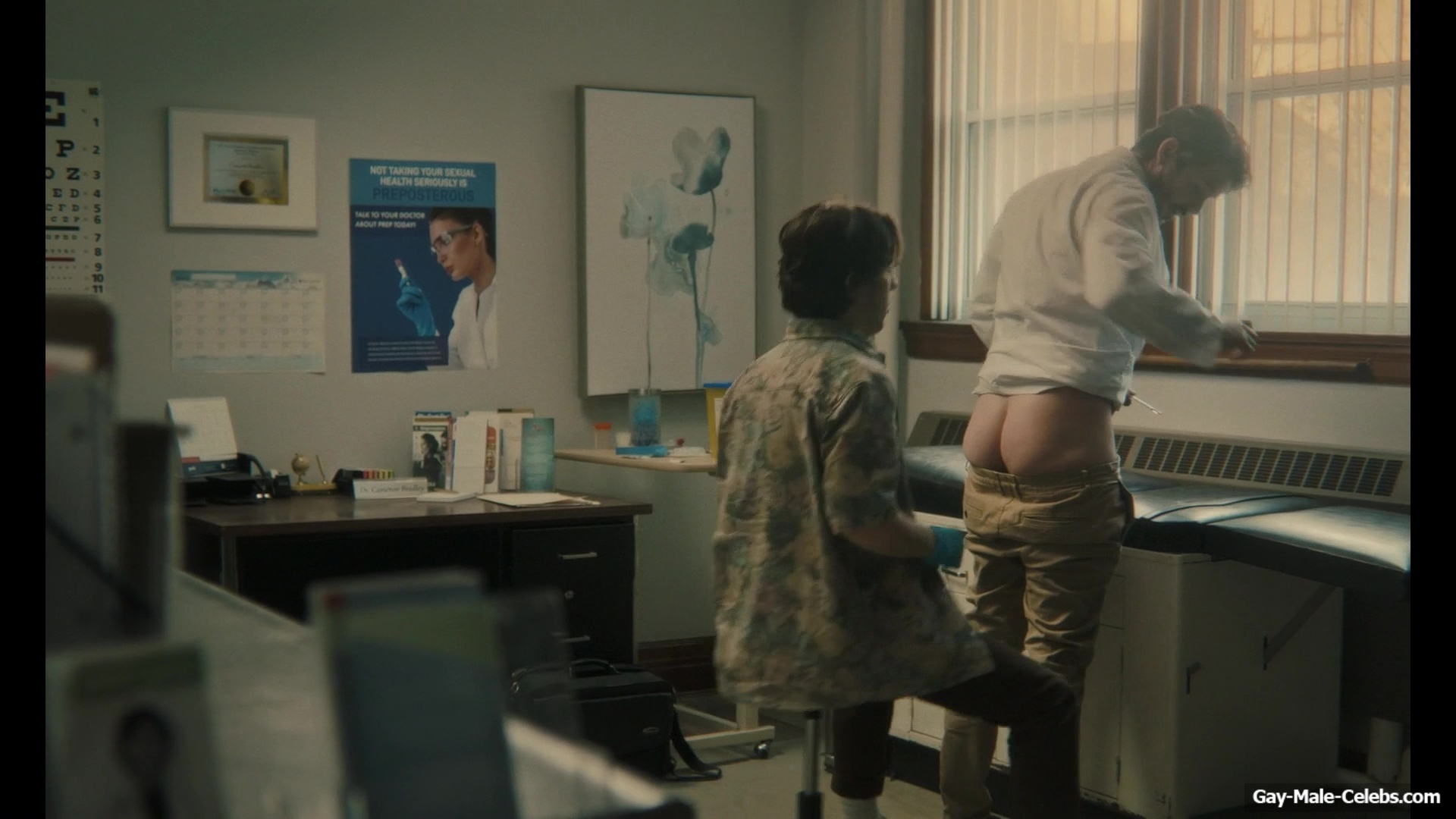 Christopher Jacot and Andy Reid Nude Ass Scenes in Testing