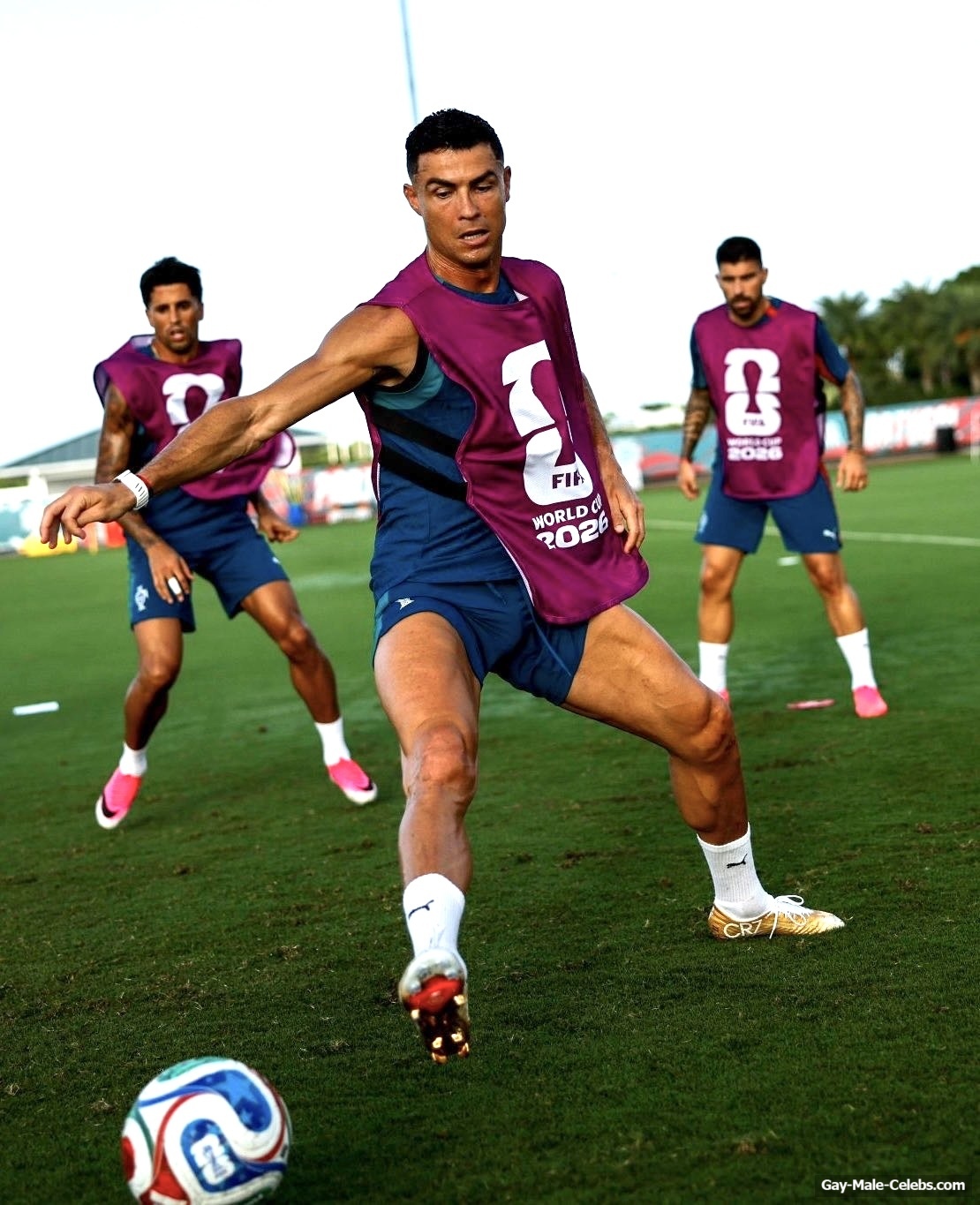 Cristiano Ronaldo Shirtless And Dick Bulge Pics