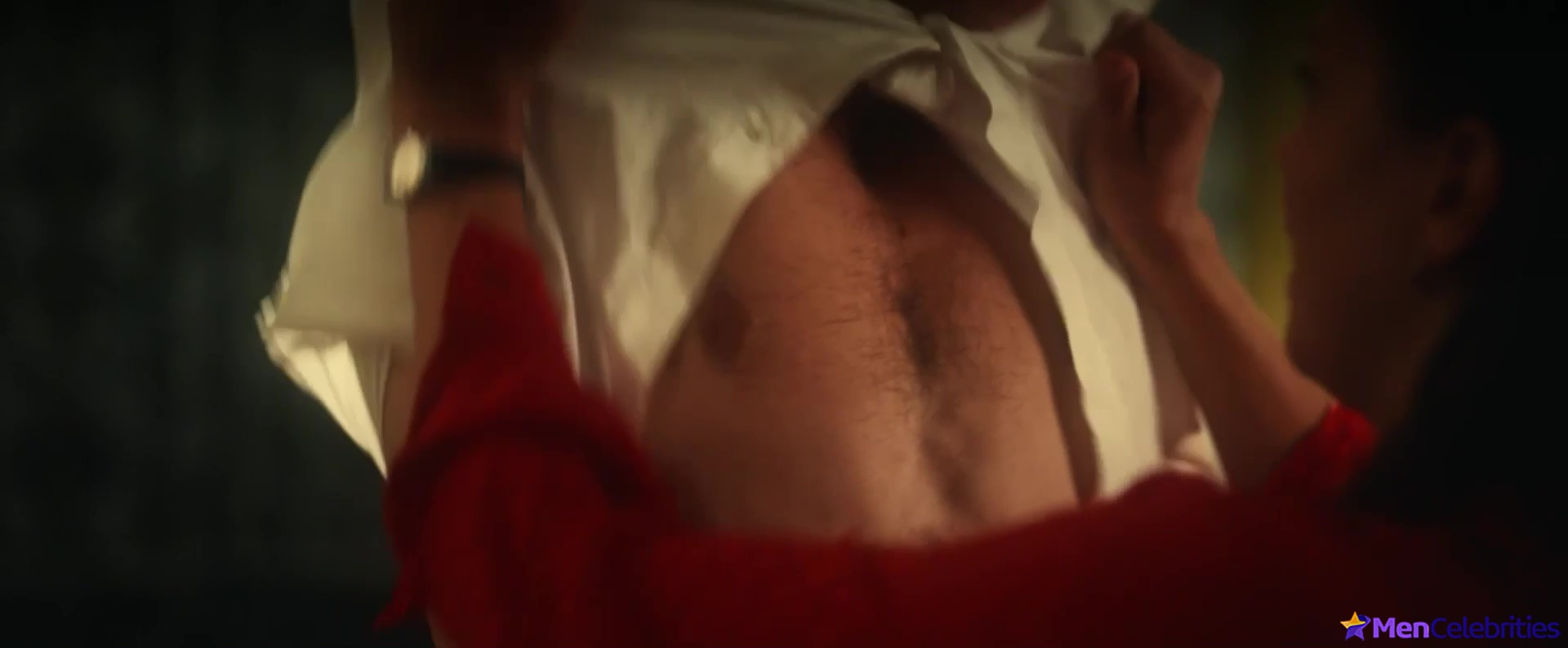 Damian Hardung shirtless in Maxton Hall 1-04 The Moment Of Truth
