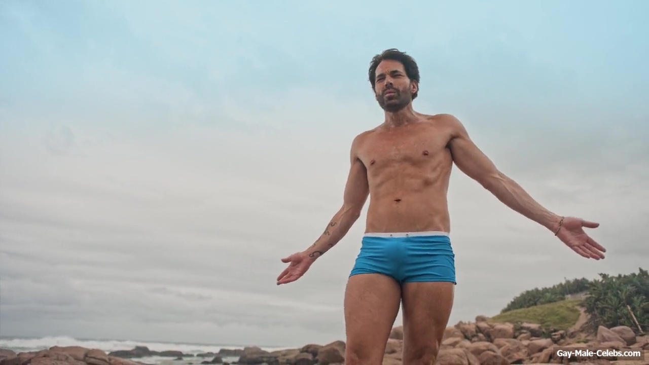 Jerry OConnell Tim Rozon and Chris van Rensburg Shirtless And Cock Bulge Scenes in Summers Last Resort