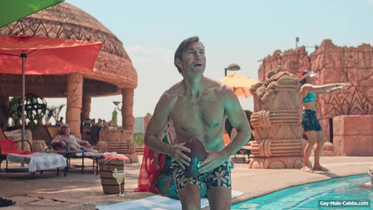 Jerry OConnell Tim Rozon and Chris van Rensburg Shirtless And Cock Bulge Scenes in Summers Last Resort
