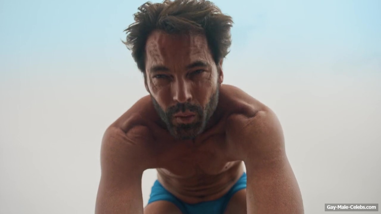 Jerry OConnell Tim Rozon and Chris van Rensburg Shirtless And Cock Bulge Scenes in Summers Last Resort