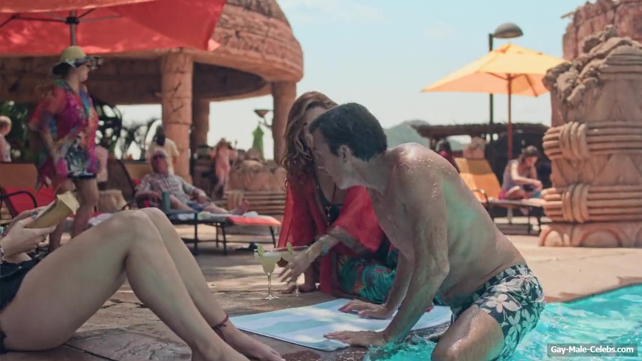 Jerry OConnell Tim Rozon and Chris van Rensburg Shirtless And Cock Bulge Scenes in Summers Last Resort
