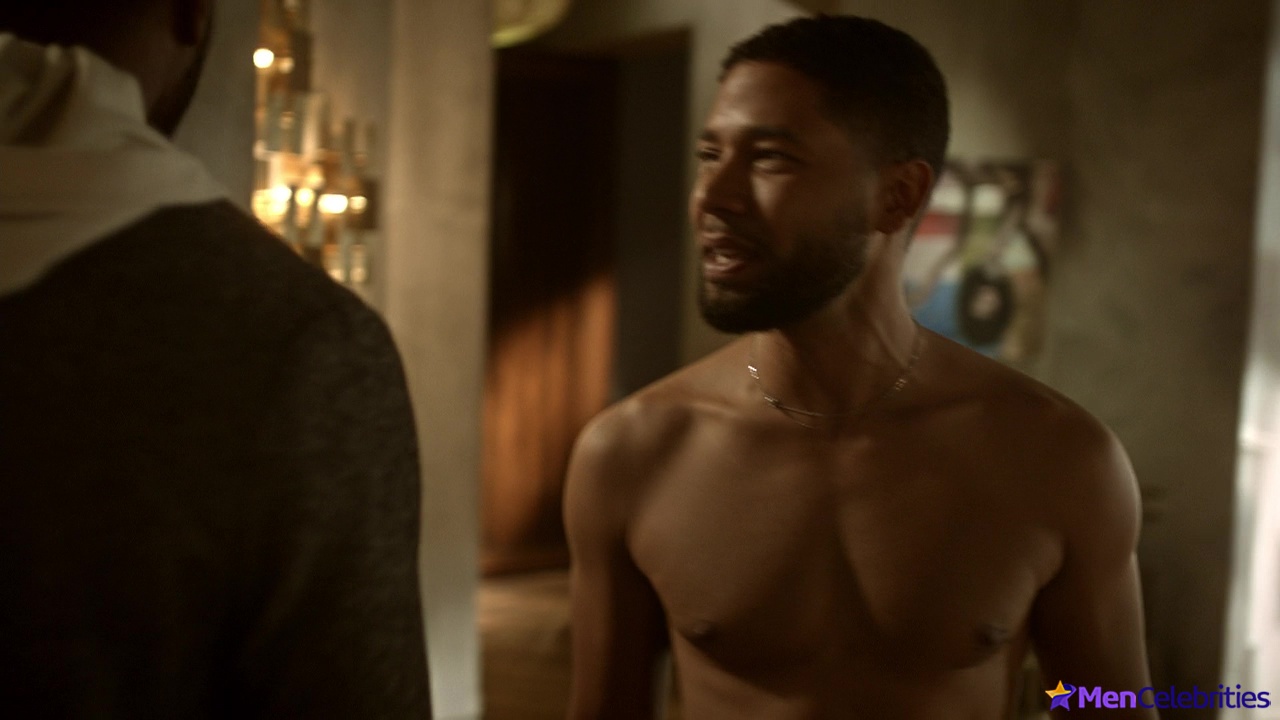 Jussie Smollett shirtless in Empire 3-12 Strange Bedfellows
