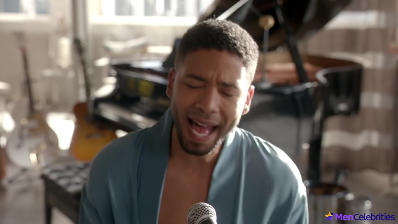 Jussie Smollett shirtless in Empire 2-04 Poor Yorick