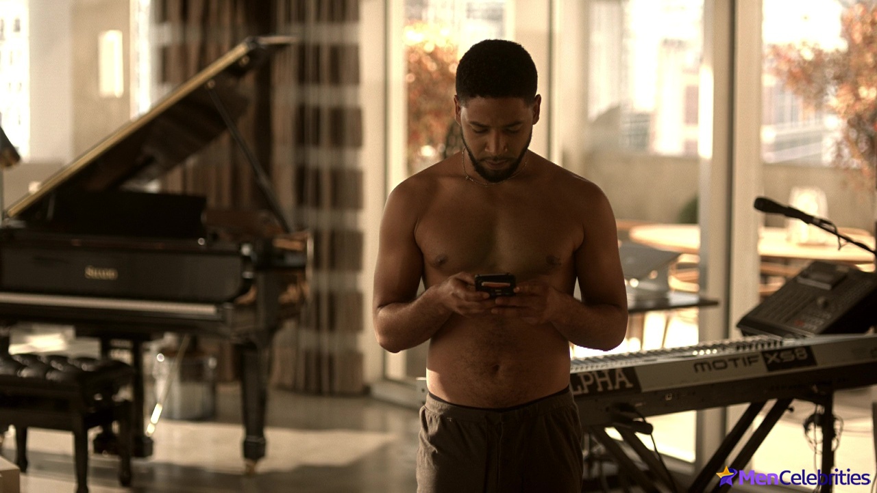 Jussie Smollett shirtless in Empire 3-12 Strange Bedfellows