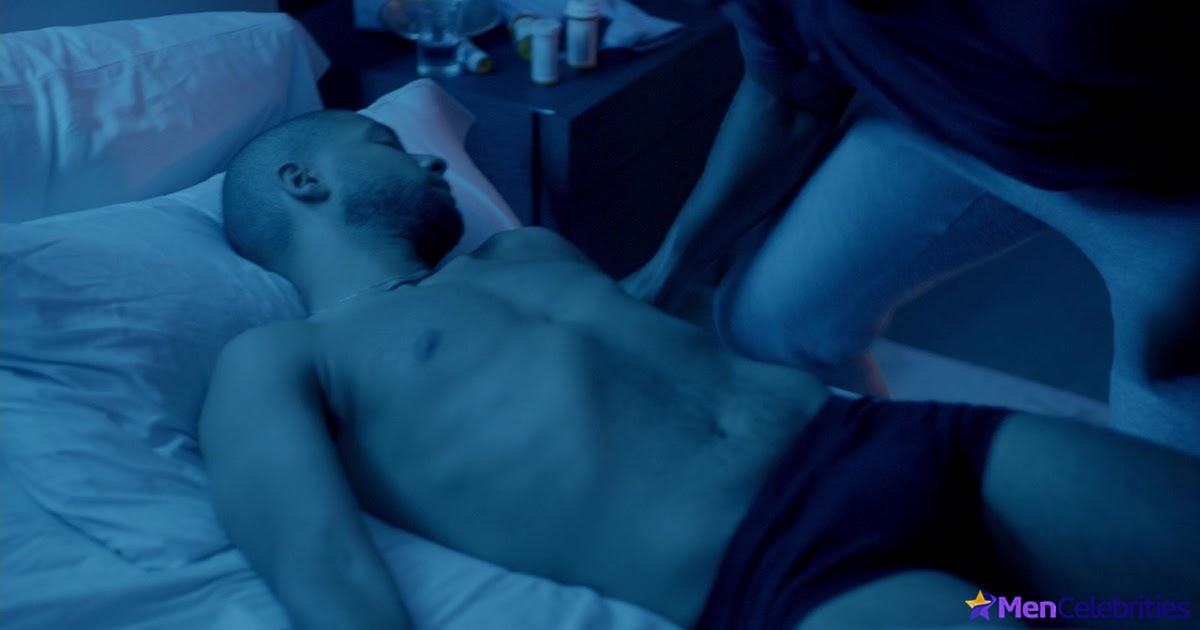 Jussie Smollett and Tobias Truvillion shirtless in Empire 3-06 Chimes At Midnight