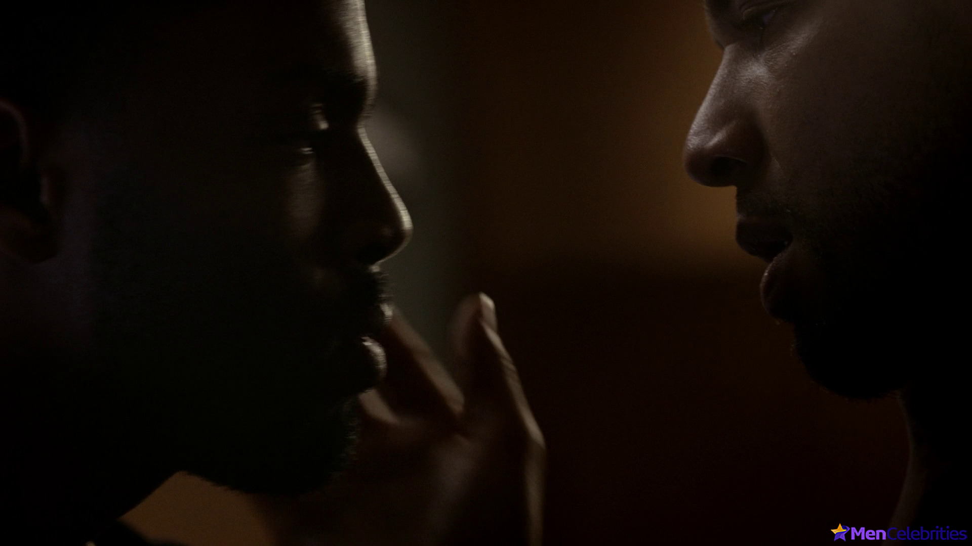 Jussie Smollett and Tobias Truvillion shirtless in Empire 2-16 The Lyon Who Cried Wolf