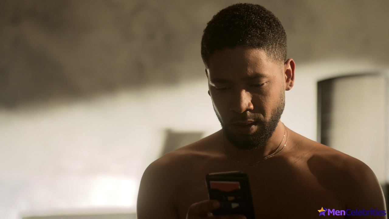 Jussie Smollett shirtless in Empire 3-12 Strange Bedfellows