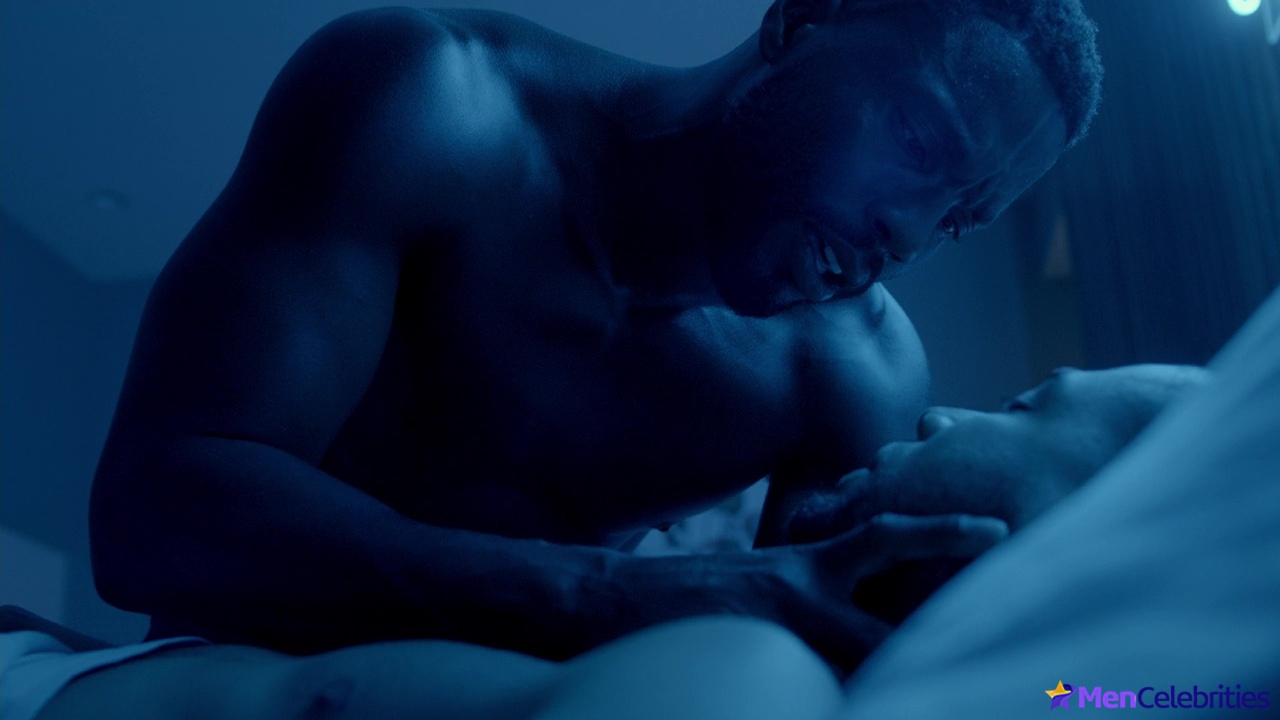 Jussie Smollett and Tobias Truvillion shirtless in Empire 3-06 Chimes At Midnight