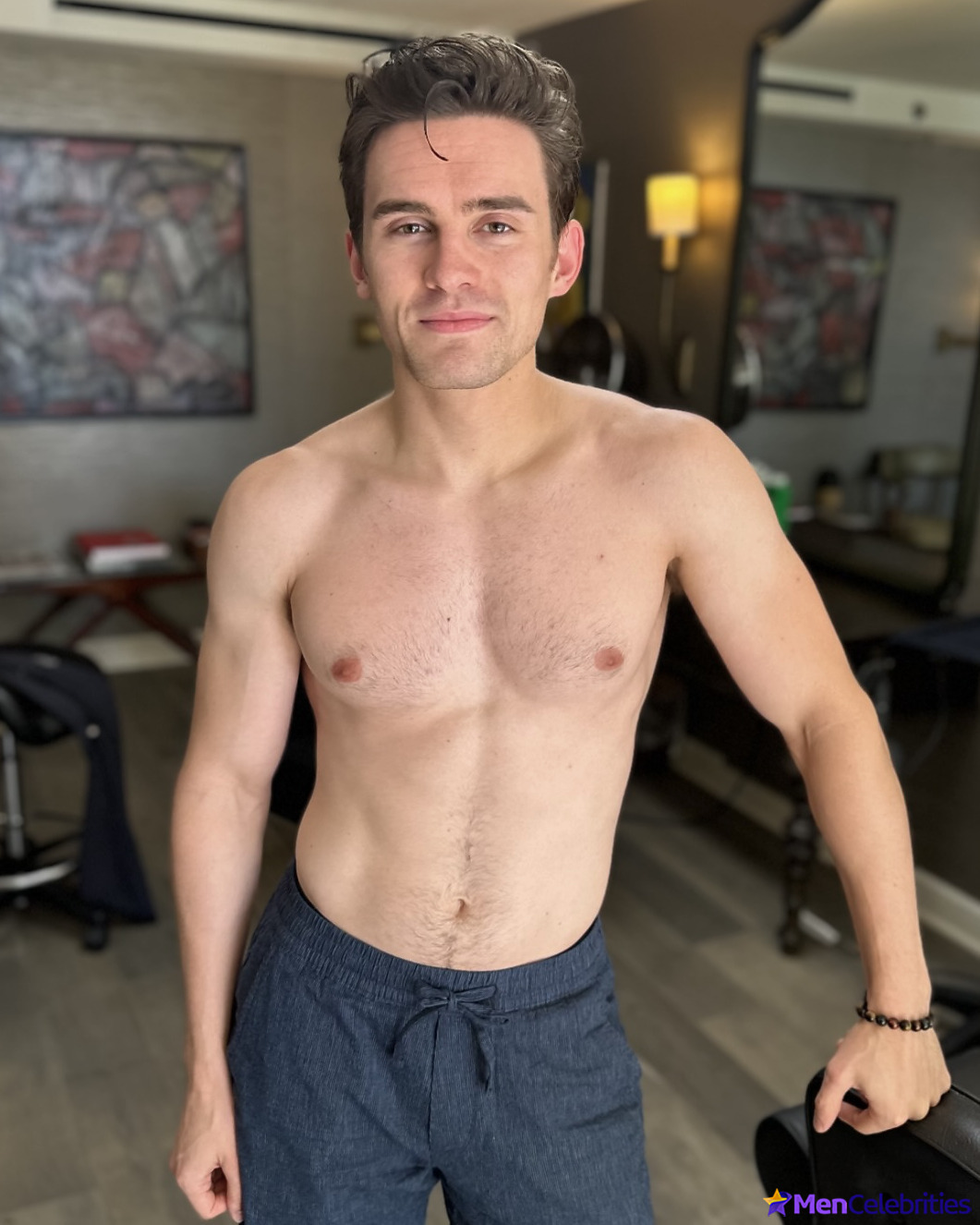 Michael Johnston shirtless and erotic gay pics