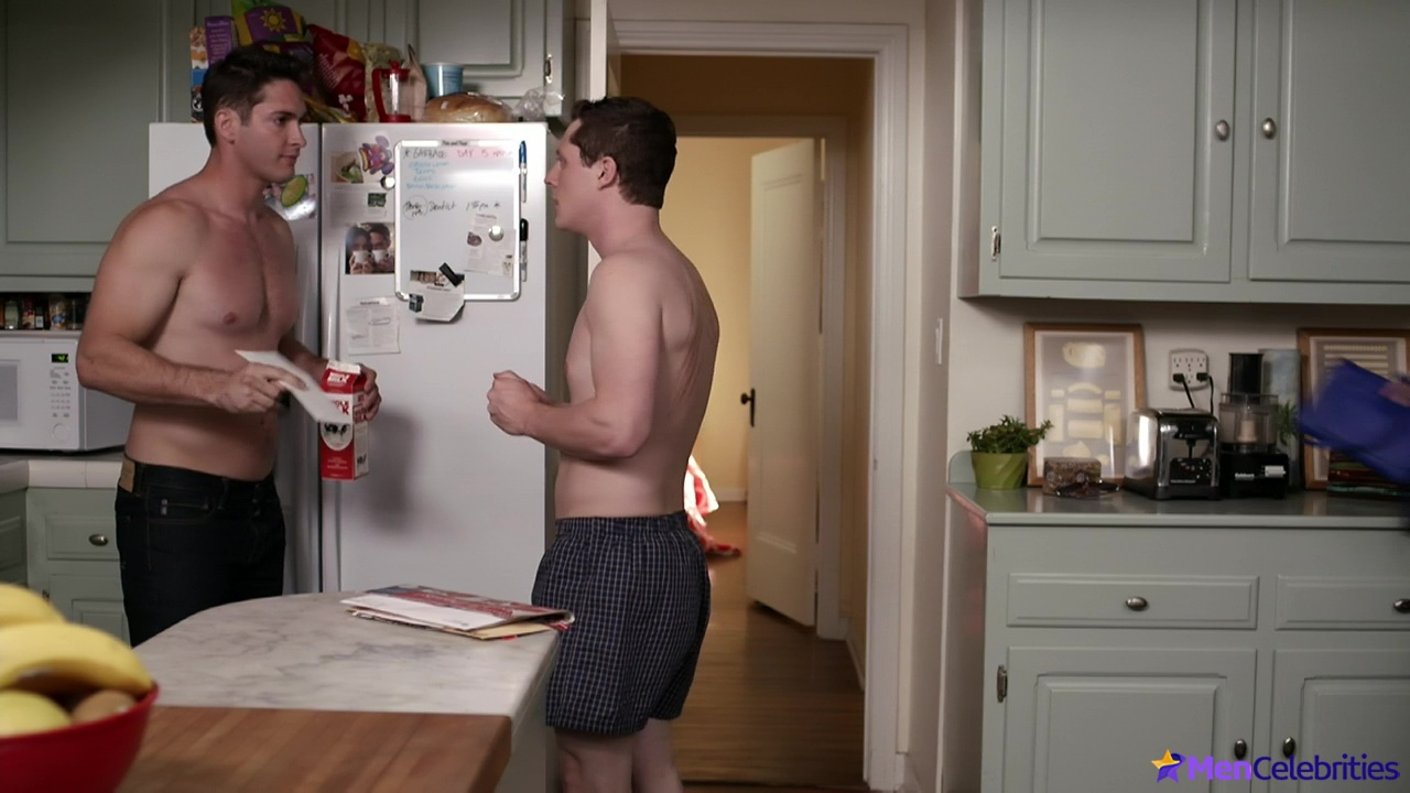 Noah Reid naked torso in Kevin From Work