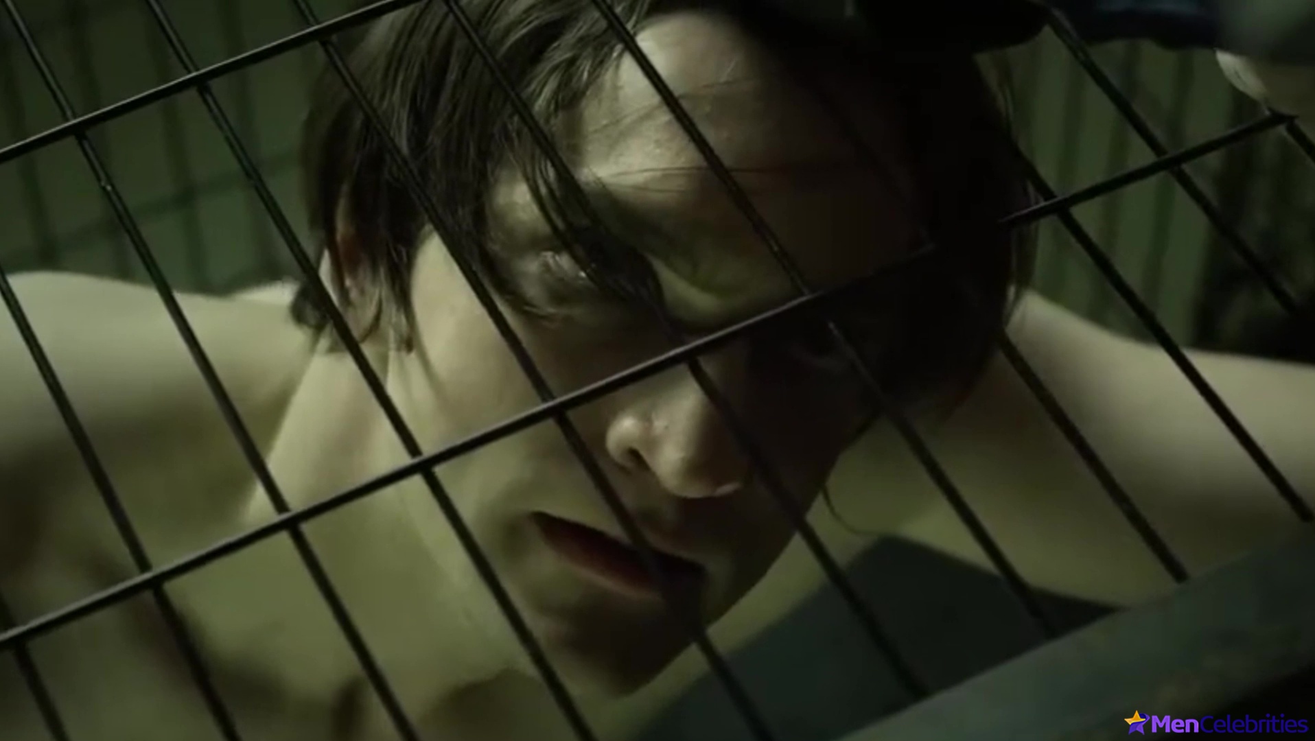 Richard Harmon shirtless in Her Own Justice