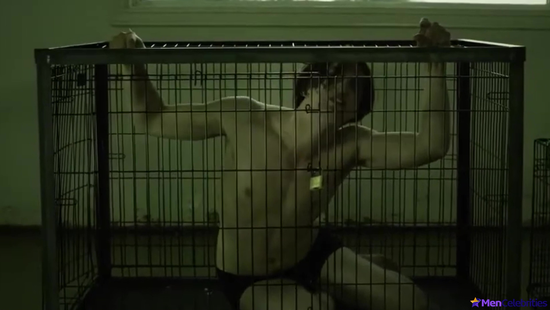 Richard Harmon shirtless in Her Own Justice