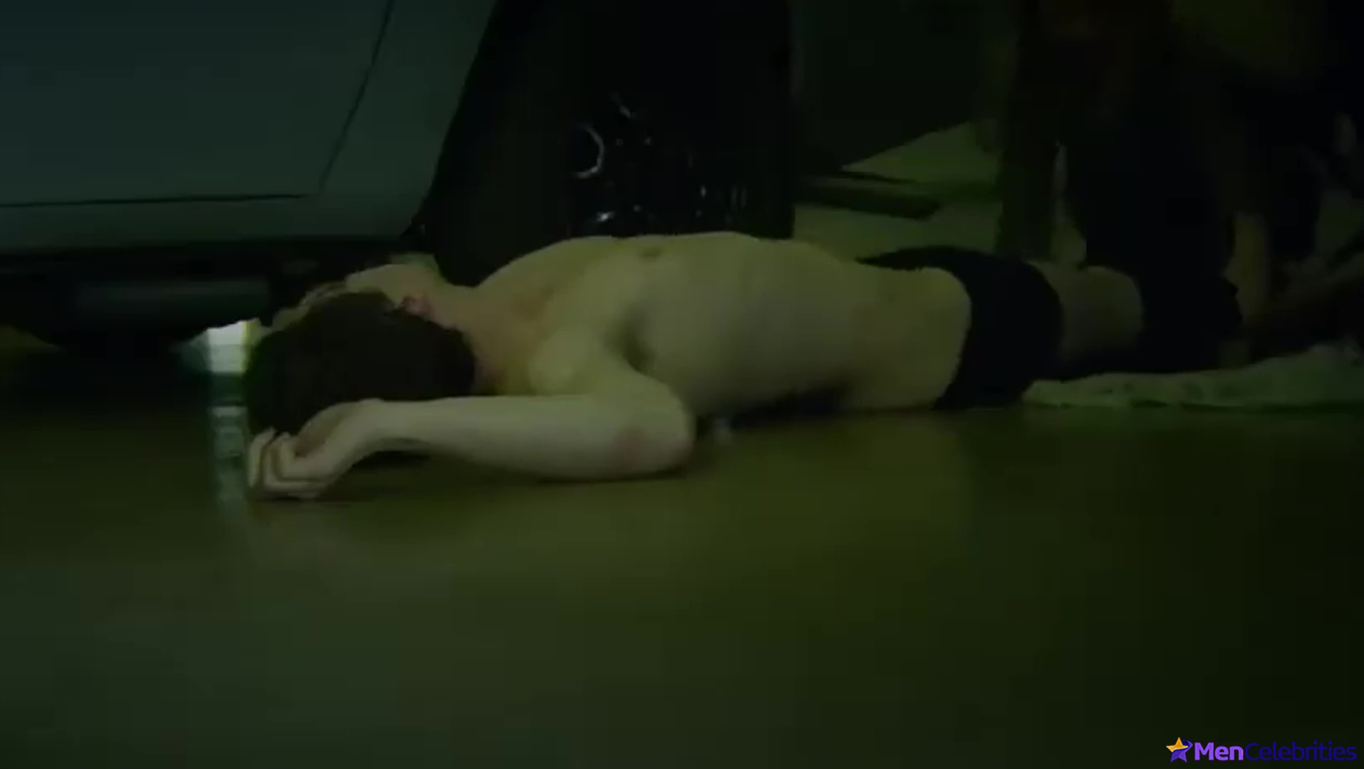 Richard Harmon shirtless in Her Own Justice