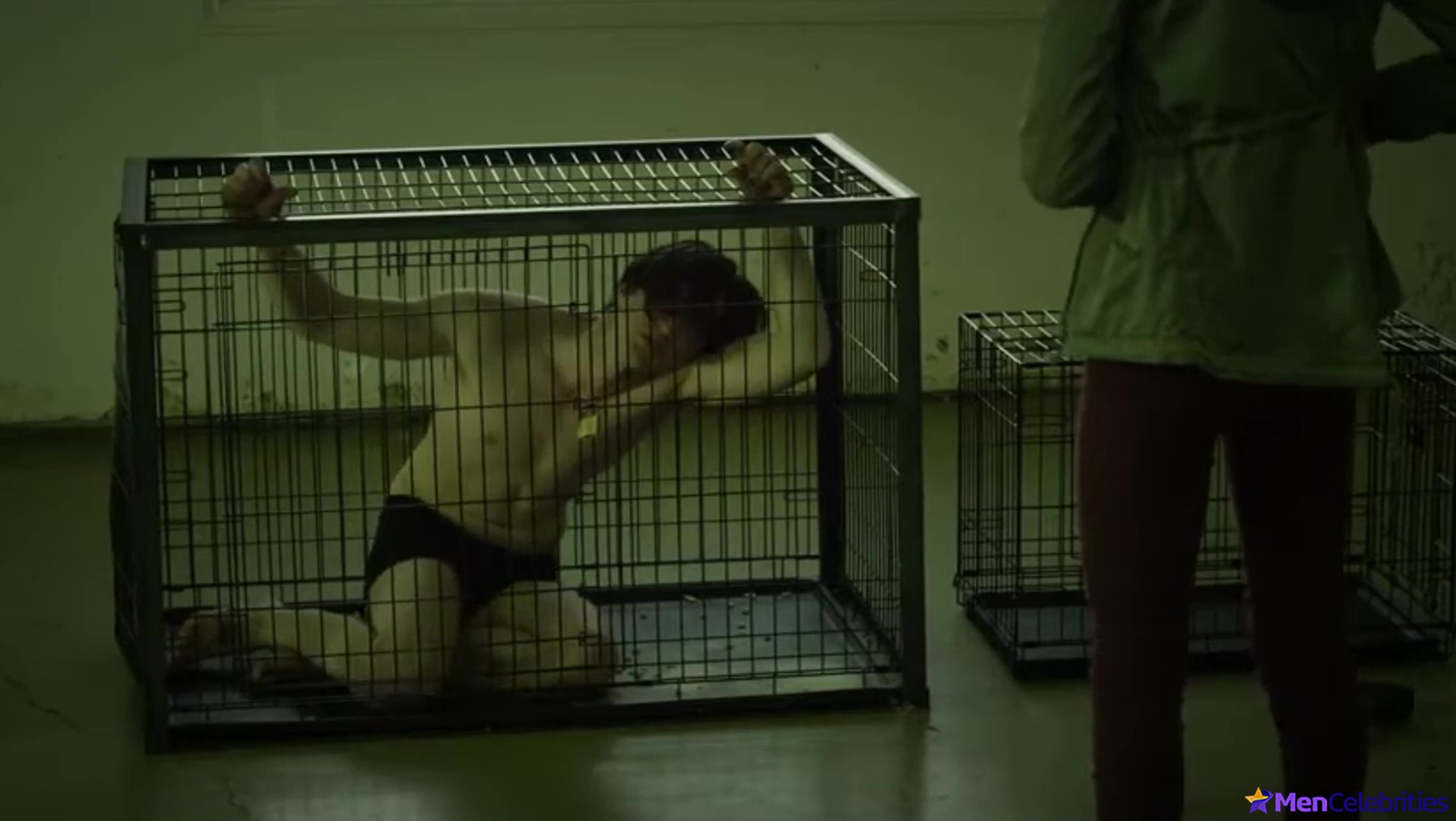Richard Harmon shirtless in Her Own Justice